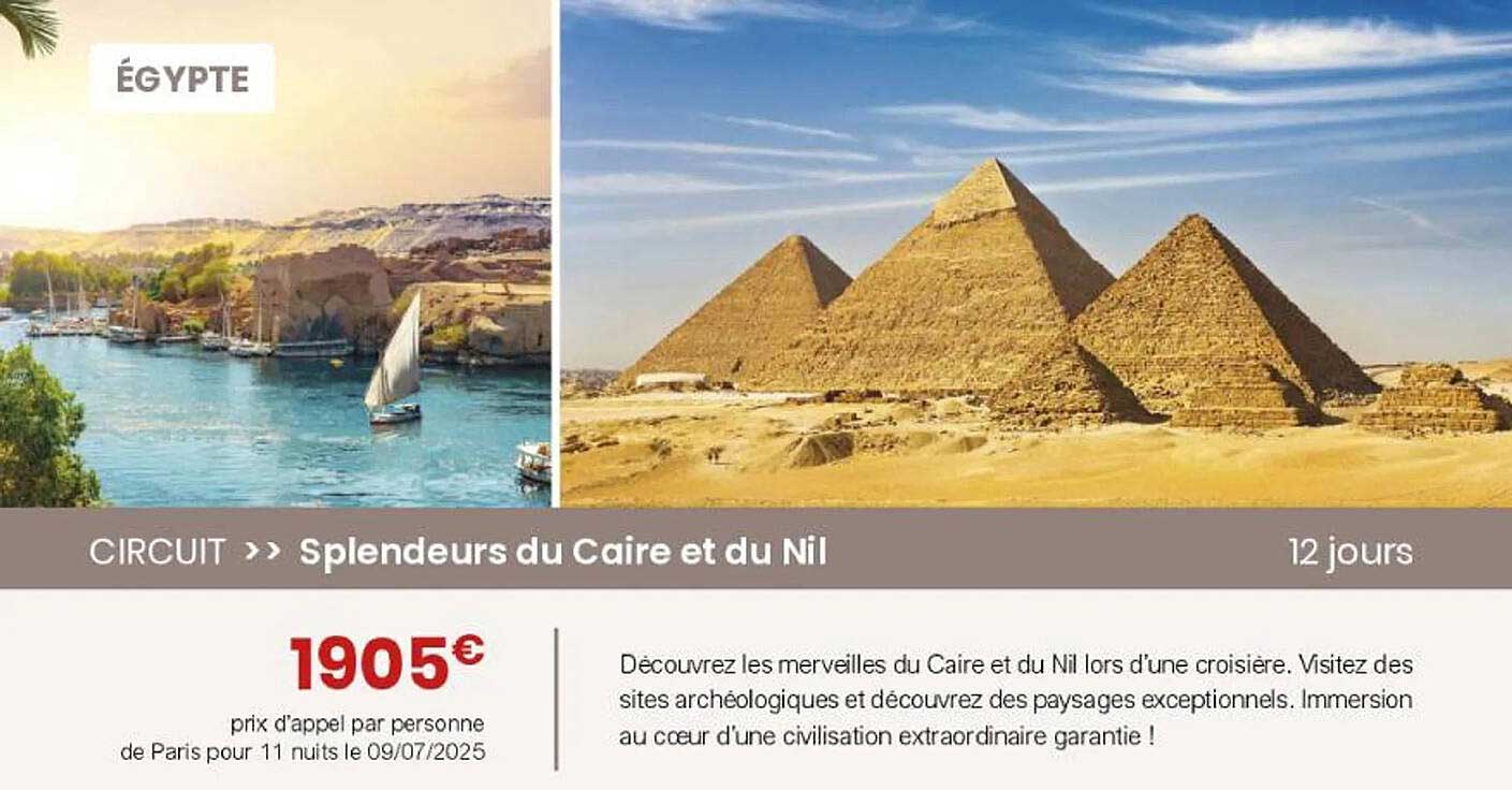 Circuit >> Splendeurs du Caire et du Nil