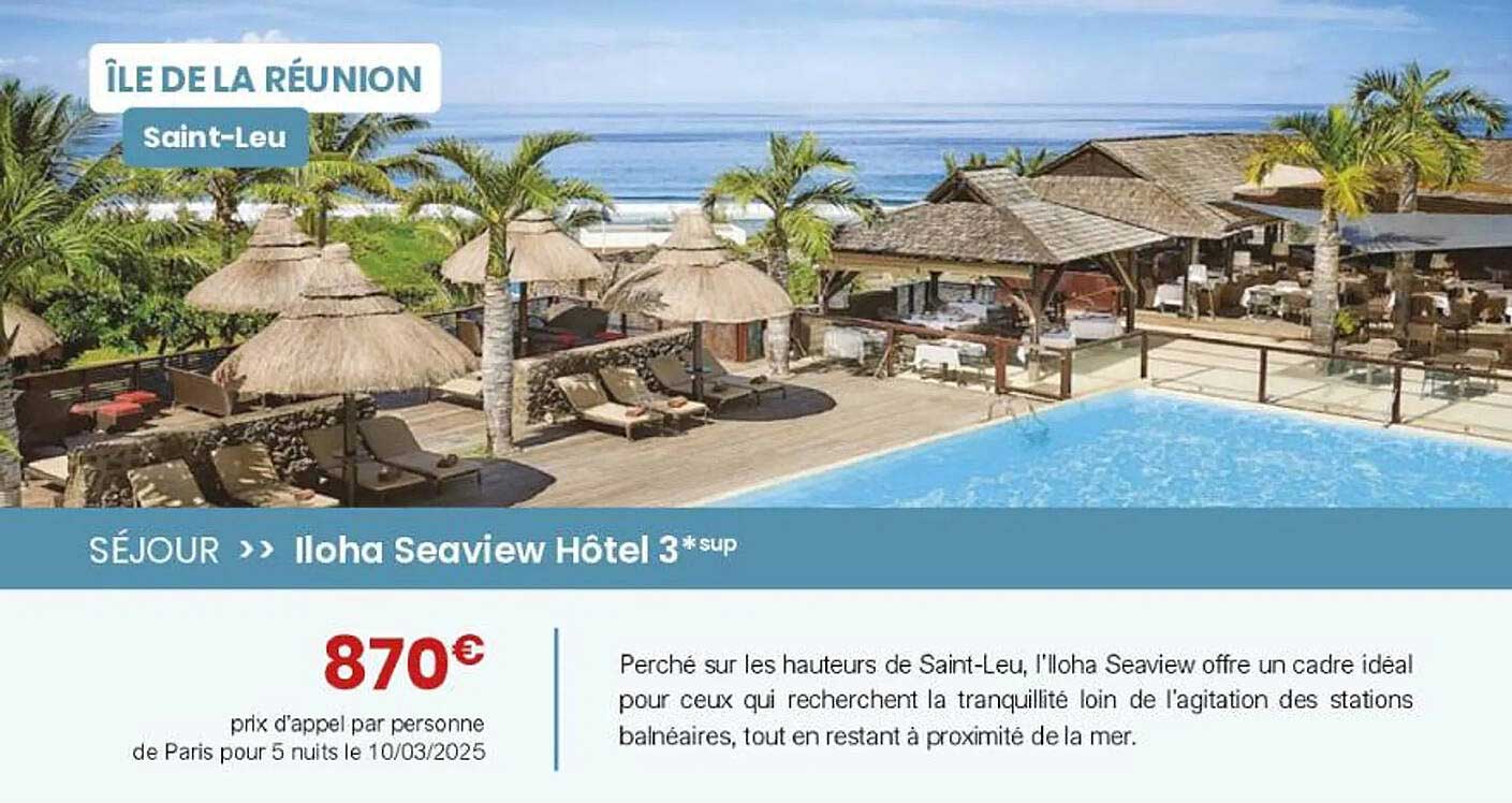Séjour >> Iloha Seaview Hôtel 3*sup