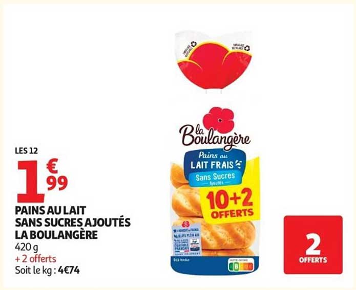 Pain Au Lait Sans Sucre