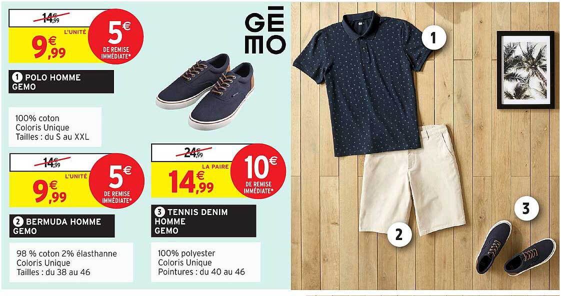 POLO HOMME GEMO