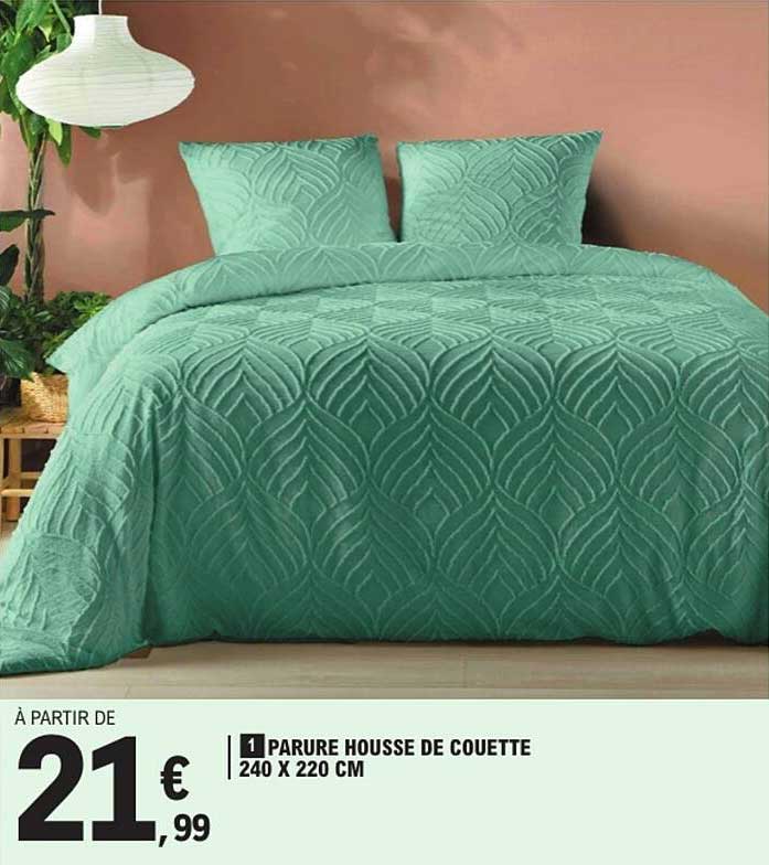 1 PARURE HOUSSE DE COUETTE 240 X 220 CM