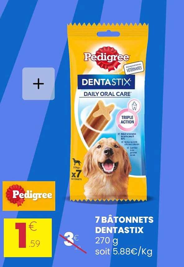 7 BÂTONNETS DENTASTIX