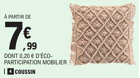 À PARTIR DE 7€ ,99 DONT 0,20 € D'ÉCO-PARTICIPATION MOBILIER