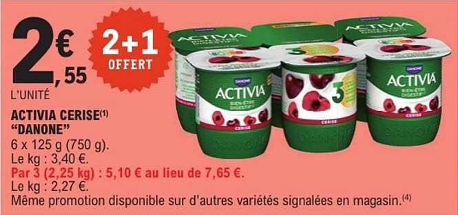 ACTIVIA CERISE "DANONE"