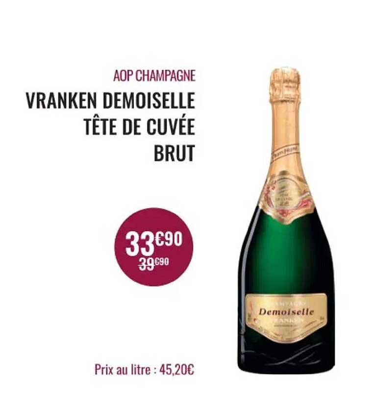 AOP CHAMPAGNE VRANKEN DEMOISELLE TÊTE DE CUVÉE BRUT