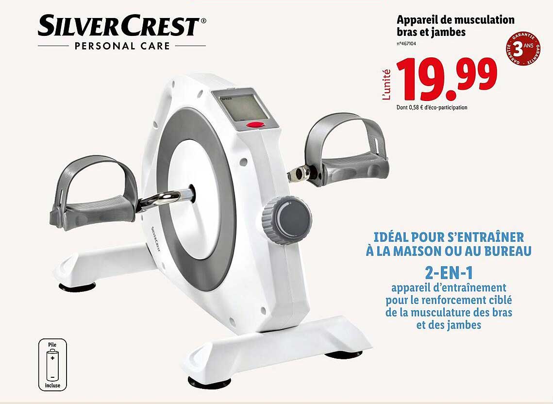 Appareil de musculation bras et jambes