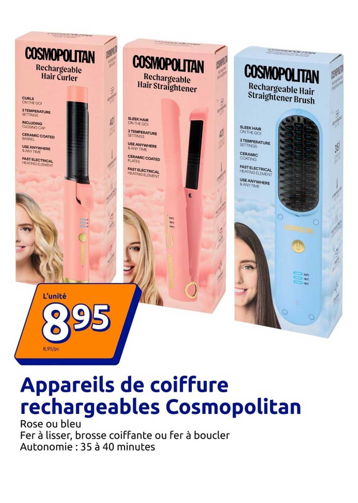 Appareils de coiffure rechargeables Cosmo