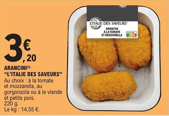 ARANCINI L’ITALIE DES SAVEURS