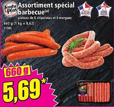 Assortiment spécial barbecue