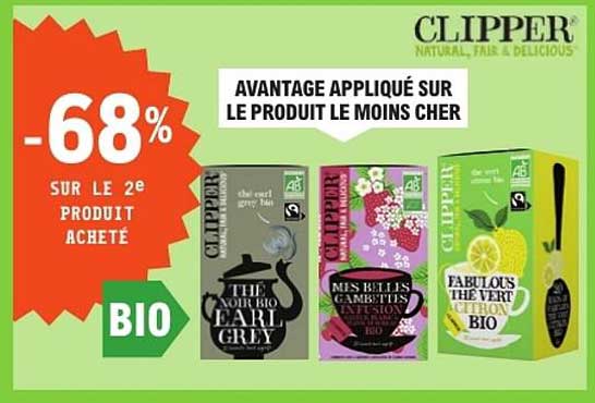 Avantage appliqué sur le produit le moins cher
