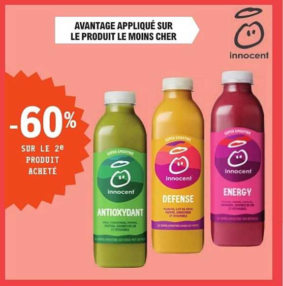 AVANTAGE APPLIQUÉ SUR LE PRODUIT LE MOINS CHER