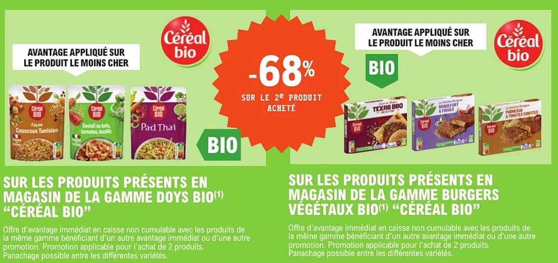 AVANTAGE APPLIQUÉ SUR LE PRODUIT LE MOINS CHER