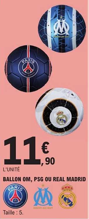BALLON OM, PSG OU REAL MADRID