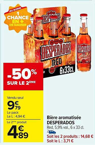 Bière aromatisée DESPERADOS