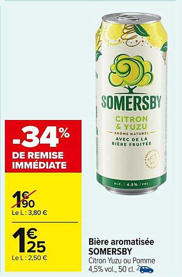 Bière aromatisée SOMERSBY