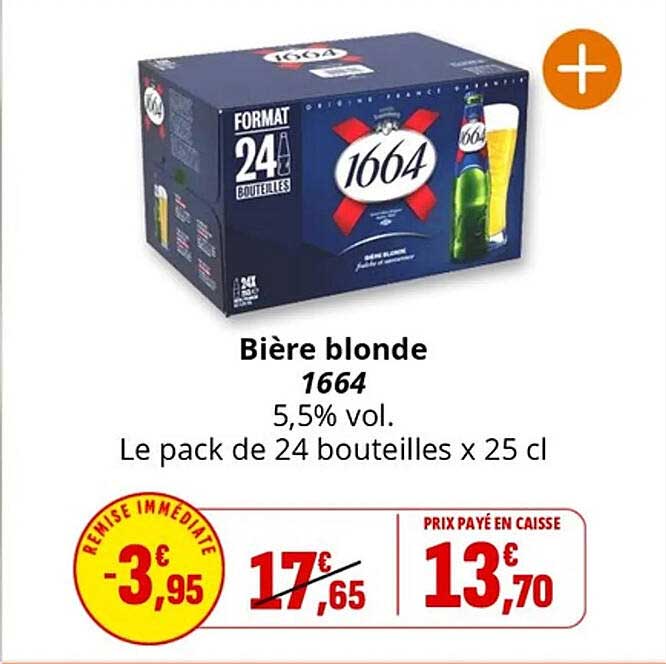Bière blonde 1664