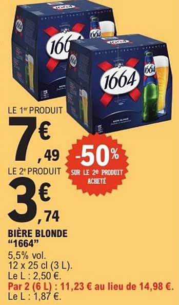 Bière Blonde “1664”