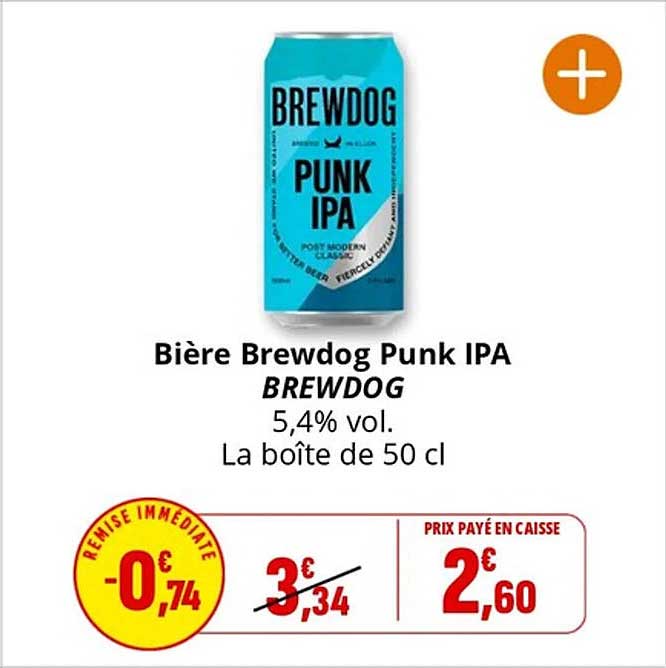 Bières Brewdog Punk IPA