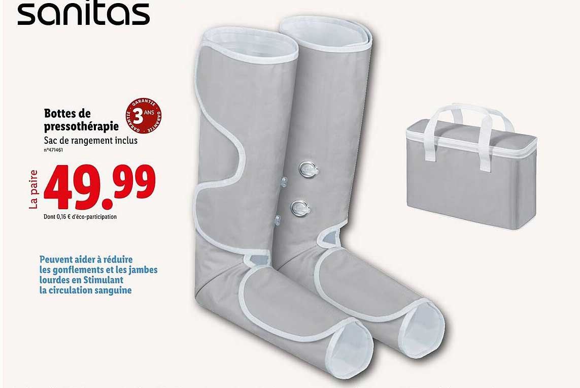 Bottes de pressothérapie