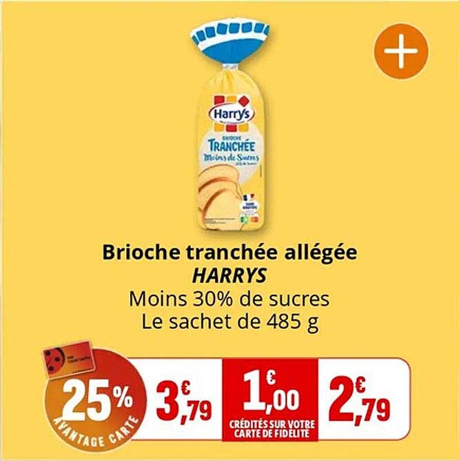 Brioche tranchée allégée HARRYS