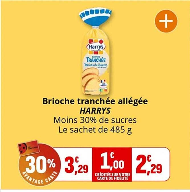 Brioche tranchée allégée HARRYS