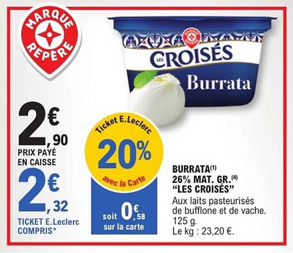 Burrata "Les Croisés"