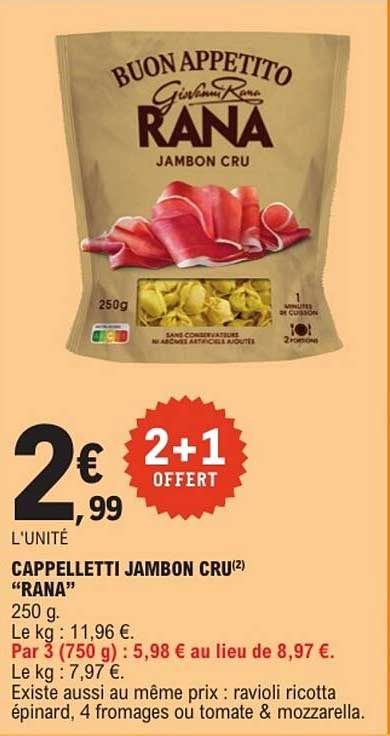 CAPPELLETTI JAMBON CRU "RANA"