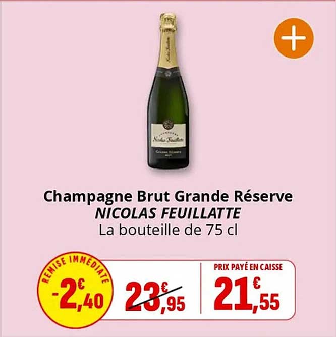 Champagne Brut Grande Réserve NICOLAS FEUILLATTE