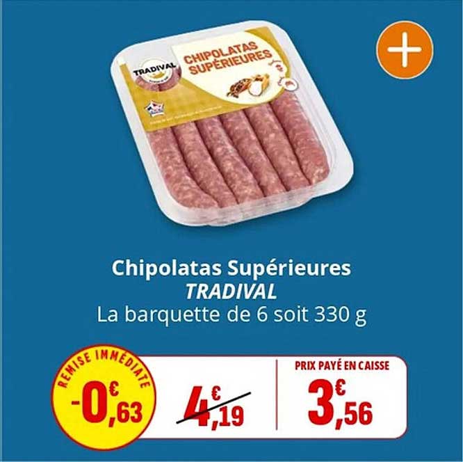Chipolatas Supérieures TRADIVAL