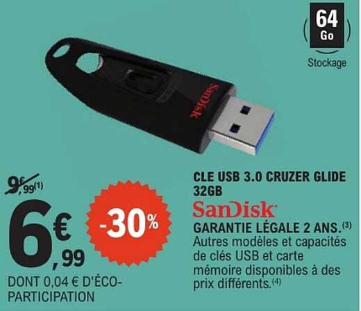 CLE USB 3.0 CRUZER GLIDE 32GB
