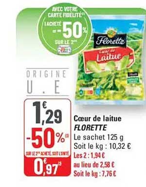 Cœur de laitue FLORETTE