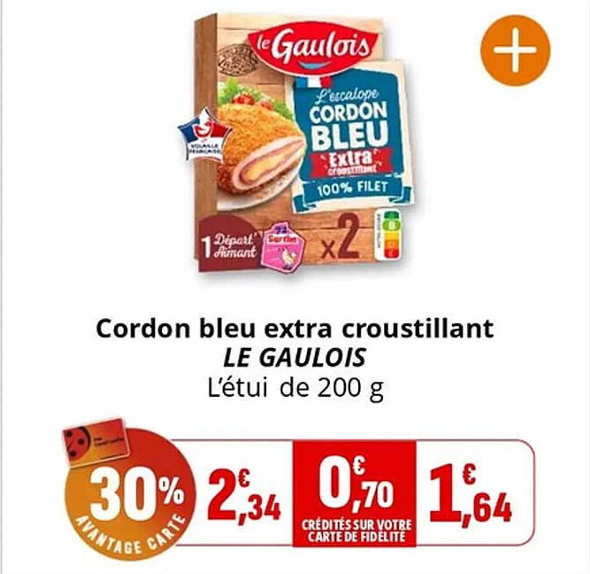 Cordon bleu extra croustillant LE GAULOIS