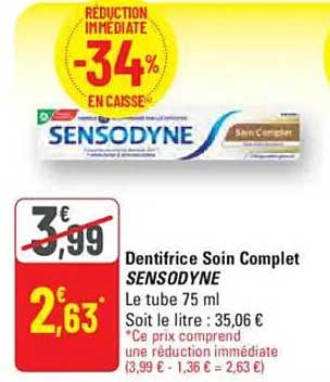 Dentifrice Soin Complet SENSODYNE