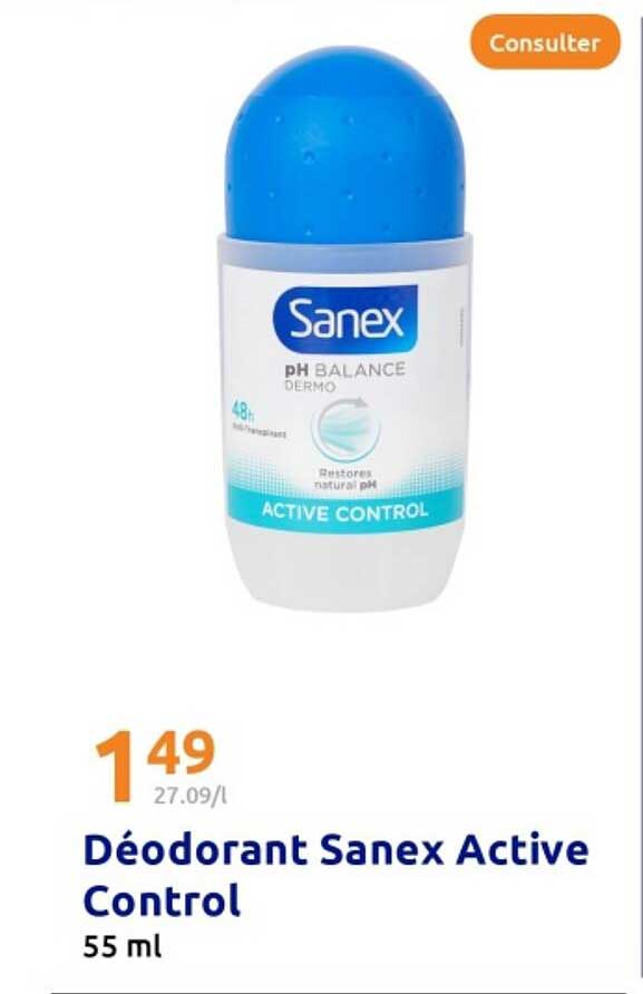 Déodorant Sanex Active Control