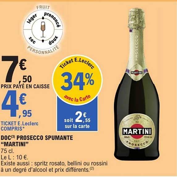 DOC(3) PROSECCO SPUMANTE "MARTINI"