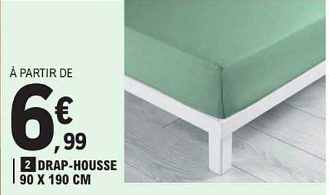 Drap-housse 90 x 190 cm