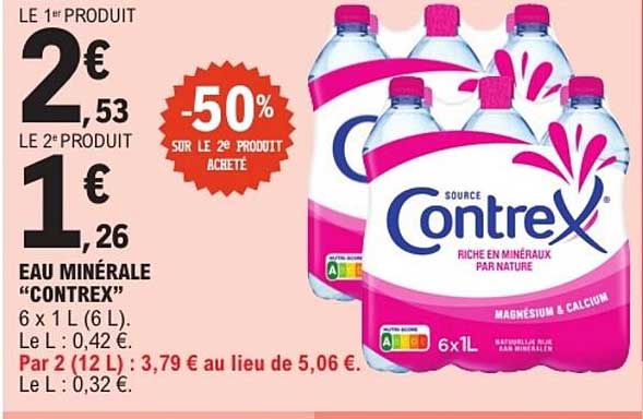 EAU MINÉRALE "CONTREX"
