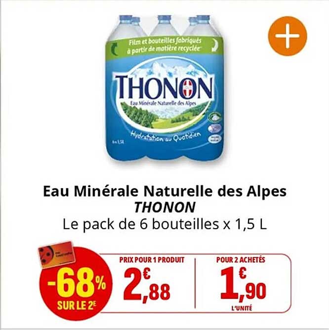 Eau Minérale Naturelle des Alpes THONON