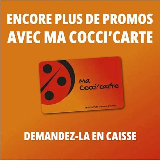 Encore plus de promos avec ma Cocci'carte