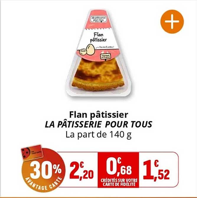 Flan pâtissier LA PÂTISSERIE POUR TOUS