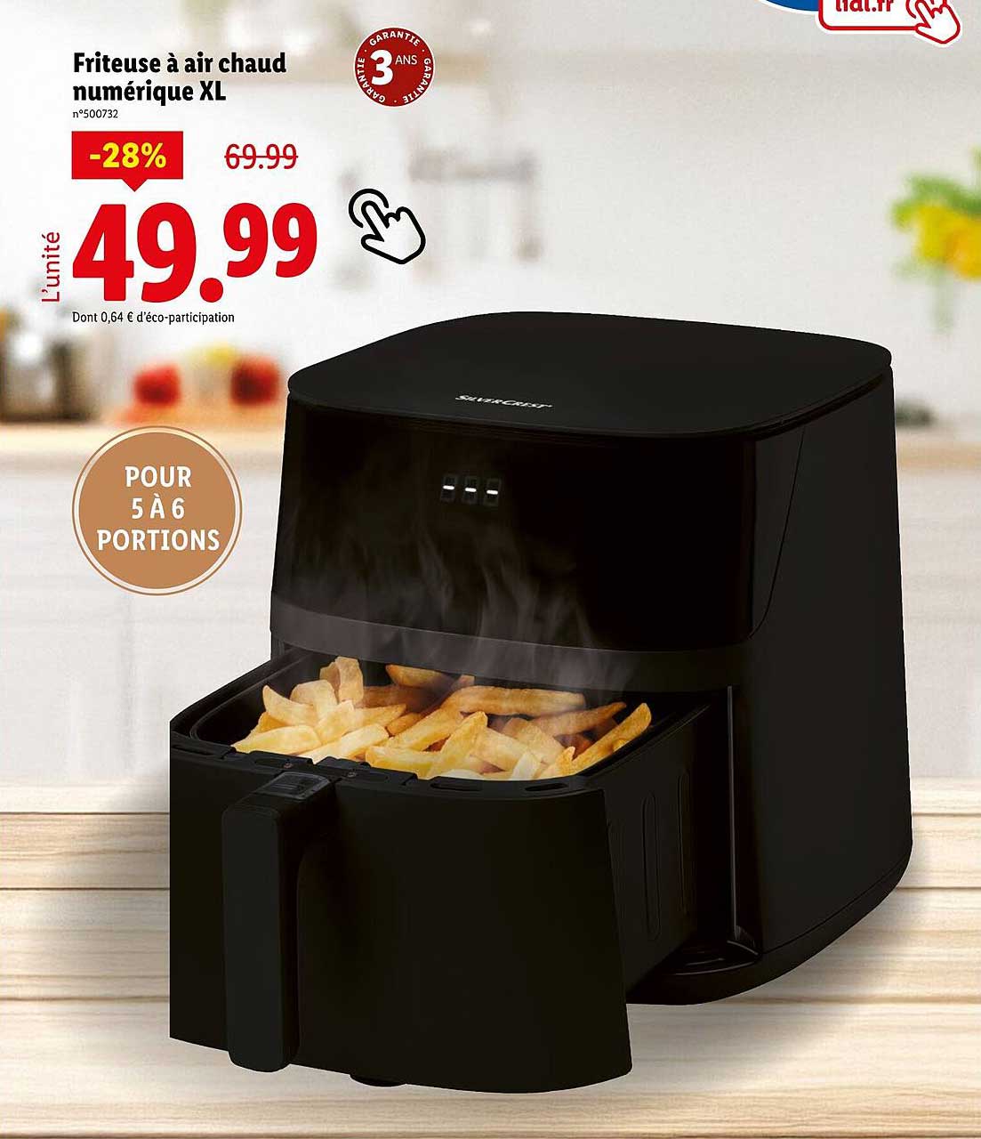 Friteuse à air chaud numérique XL