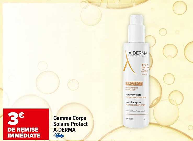 Gamme Corps Solaire Protect A-DERMA