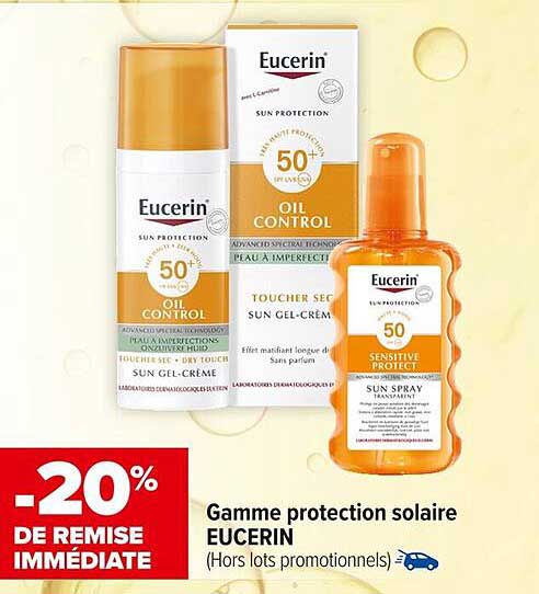 Gamme protection solaire EUCERIN