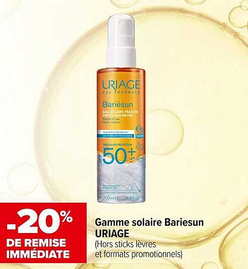 Gamme solaire Bariesun URIAGE