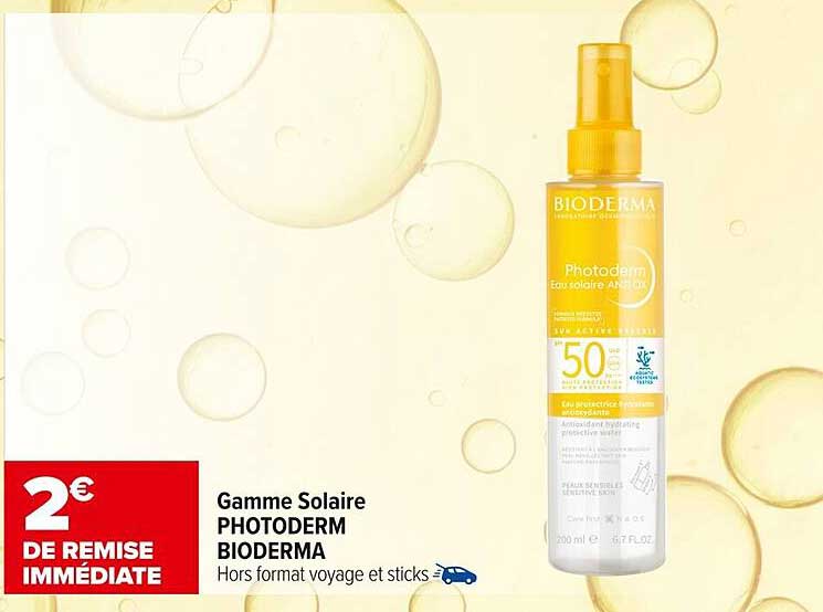 Gamme Solaire PHOTODERM BIODERMA