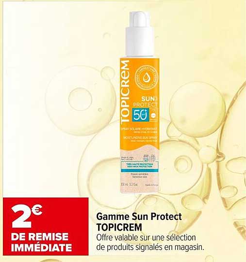 Gamme Sun Protect TOPICREM