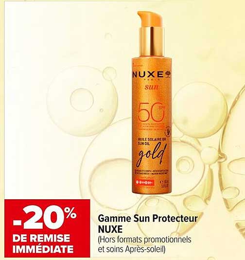 Gamme Sun Protecteur NUXE