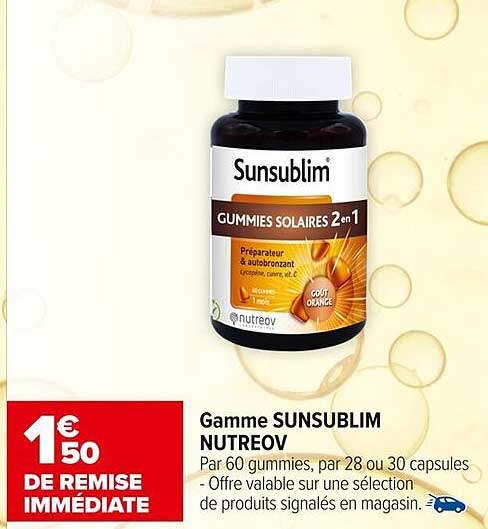 Gamme SUNSUBLIM NUTREOV