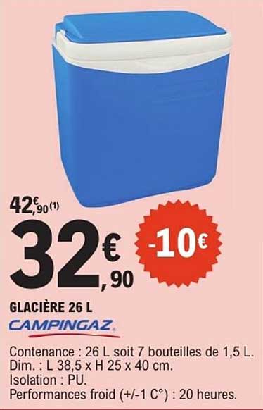 GLACIÈRE 26 L