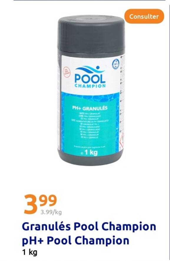 Granulés Pool Champion pH+ Pool Champion